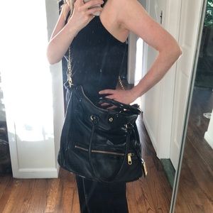 Badgley Mischka oversized shoulder bag